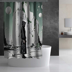 Шторка для душа Человек в капюшоне, цвет: 3D-принт — фото 2