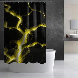 Шторка для душа The rift, цвет: 3D-принт — фото 2