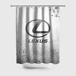 Шторка для душа Lexus - white gradient, цвет: 3D-принт