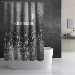 Шторка для душа Berserk - grey gradient посередине, цвет: 3D-принт — фото 2