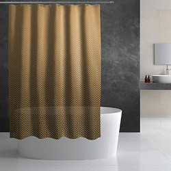 Шторка для душа Градиент бежевый текстура, цвет: 3D-принт — фото 2