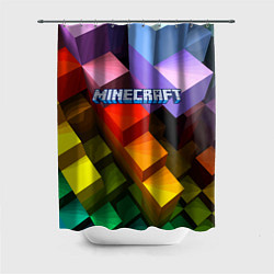 Шторка для душа Minecraft - pattern, цвет: 3D-принт