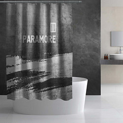 Шторка для душа Paramore - grey gradient посередине, цвет: 3D-принт — фото 2