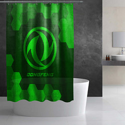 Шторка для душа Dongfeng - green gradient, цвет: 3D-принт — фото 2