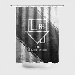 Шторка для душа The Neighbourhood - grey gradient, цвет: 3D-принт