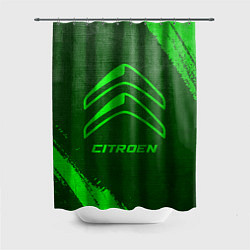 Шторка для душа Citroen - green gradient, цвет: 3D-принт