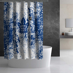 Шторка для душа Toronto Maple Leafs NHL white, цвет: 3D-принт — фото 2