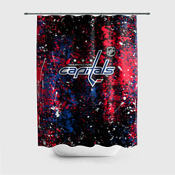 Шторка для душа Washington Capitals NHL black, цвет: 3D-принт