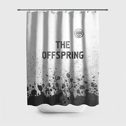 Шторка для душа The Offspring - white gradient посередине, цвет: 3D-принт