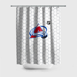 Шторка для душа Колорадо Эвеланш - белые соты, цвет: 3D-принт