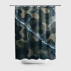 Шторка для ванной Ледяной камуфляж