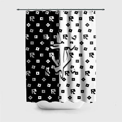 Шторка для душа Doom x roblox pattern, цвет: 3D-принт