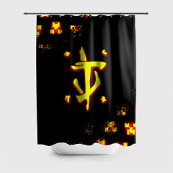 Шторка для ванной Doom x minecraft