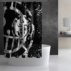 Шторка для душа Doom smile game, цвет: 3D-принт — фото 2