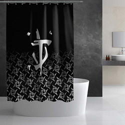 Шторка для душа Doom ninja, цвет: 3D-принт — фото 2