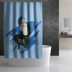 Шторка для душа Харука Сакура - Ветролом, цвет: 3D-принт — фото 2