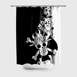 Шторка для душа Символ Эйса, цвет: 3D-принт