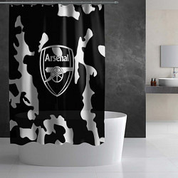 Шторка для душа Арсенал камуфляжные краски, цвет: 3D-принт — фото 2