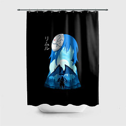 Шторка для душа Мое перерождение в слизь, цвет: 3D-принт