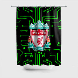 Шторка для душа Liverpool плата текстура, цвет: 3D-принт
