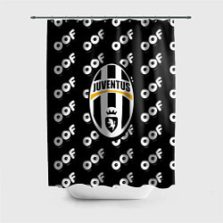 Шторка для душа Juventus off pattern, цвет: 3D-принт