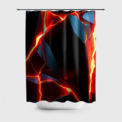 Шторка для душа Tile breaking, цвет: 3D-принт