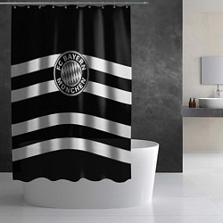 Шторка для душа Bayern Mnchen волны, цвет: 3D-принт — фото 2