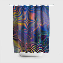 Шторка для душа Абстрактная рябь, цвет: 3D-принт