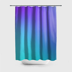 Шторка для душа Color multi-colored gradient, цвет: 3D-принт