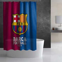 Шторка для душа Barca Football, цвет: 3D-принт — фото 2