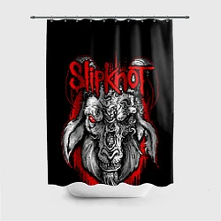 Шторка для душа Slipknot, цвет: 3D-принт