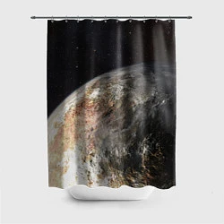 Шторка для душа Плутон, цвет: 3D-принт