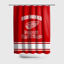 Шторка для душа Detroit red wings, цвет: 3D-принт