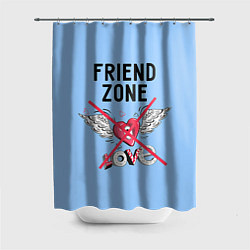 Шторка для душа Friendzone, цвет: 3D-принт