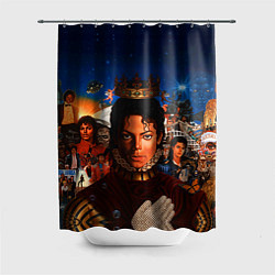 Шторка для душа Michael Jackson: Pop King, цвет: 3D-принт