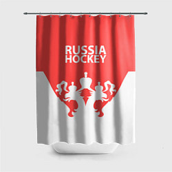 Шторка для душа Russia Hockey, цвет: 3D-принт