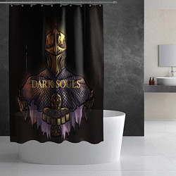 Шторка для душа Dark Souls: Knight, цвет: 3D-принт — фото 2