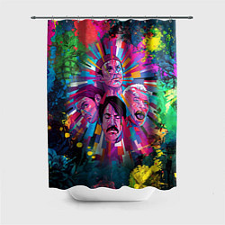 Шторка для душа Red Hot Chili Peppers Art, цвет: 3D-принт