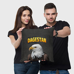 Подушка квадратная Dagestan Eagle, цвет: 3D-принт — фото 2