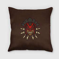 Подушка квадратная Bloodseeker Face, цвет: 3D-принт