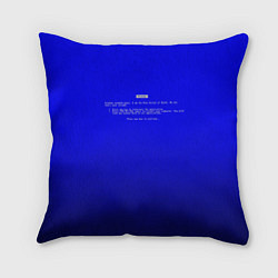 Подушка квадратная BSOD, цвет: 3D-принт