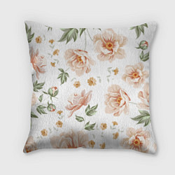 Подушка квадратная Красивые цветы, цвет: 3D-принт