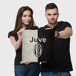 Подушка квадратная Juventus6, цвет: 3D-принт — фото 2