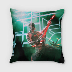 Подушка квадратная Iron Maiden: Rocker Robot, цвет: 3D-принт