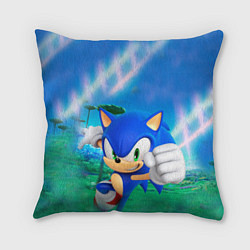Подушка квадратная Sonic Boom, цвет: 3D-принт
