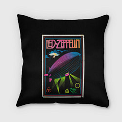 Подушка квадратная Led Zeppelin: Angel Poster, цвет: 3D-принт