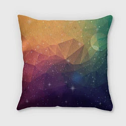 Подушка квадратная Polygon Star, цвет: 3D-принт