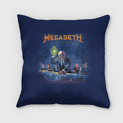 Подушка квадратная Megadeth: Rust In Peace, цвет: 3D-принт