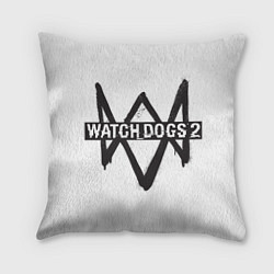 Подушка квадратная Watch Dogs 2, цвет: 3D-принт
