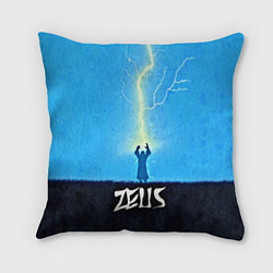 Подушка квадратная Zeus Rage, цвет: 3D-принт